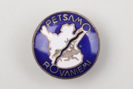 Finland - WWII Petsamo Rovaniemi  enamel badge