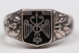 WWI personal silver ring "Feldpost" - 800
