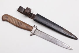 WWI trench knife with sawback blade - Backhaus