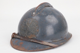 France - M1915 Adrian helmet for medical troops
