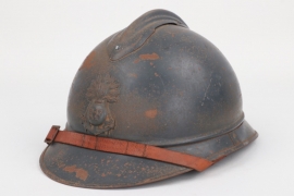 France - M1915 Adrian helmet for naval infantry troops
