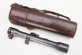 Imperial Germany - scope with leather case