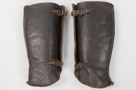 Imperial Germany - WW1 leather gaiters