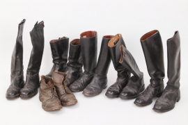 6 x Wehrmacht officers boots & mountain boots