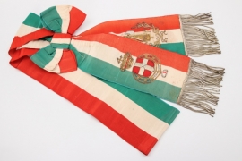 Italy - "comune" sash of an mayor, 1910-1930
