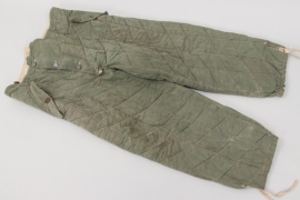 Wehrmacht quilted reversible winter trousers