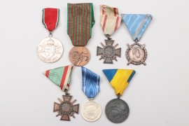 7 x international badges & medals
