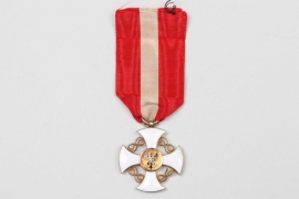 Italy - Order of the Crown of Italy 5th Class - Knight's Cross