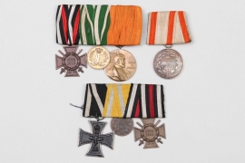Imperial Germany - three medal bars