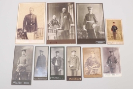 Imperial Germany - lot of ten portrait photos