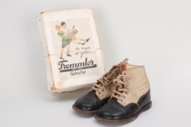 Third Reich "Trommler" children's shoes in box