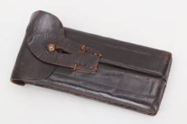WWI Luger 08 dual magazine pouch - named