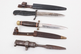 Lot of edged weapons