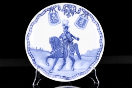 Denmark - 1912 Gardehusarregimentet jubilee porcelain plate