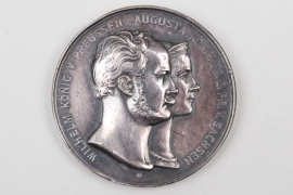 Silver Wedding Jubilee Medal - Wilhelm & Augusta