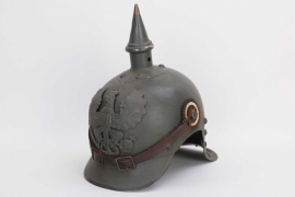 Prussia - "Kürassier" EM helmet with fieldgrey paint