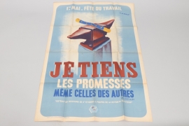 France - "je tiens les promesses ...." poster 1940