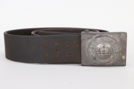 Prussia - WWI EM/NCO belt & buckle