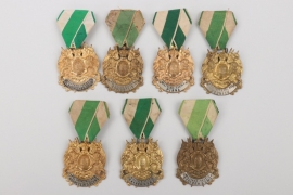 Saxony -Seven membership badges of military associations