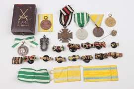 Saxony - lot of medals and ribbon bars