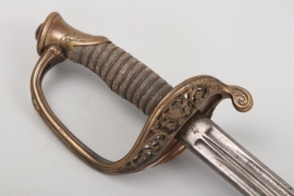 Saxony - infantry  sword for officers M 1867 - JR