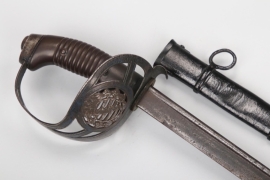 Saxony - cavalry  sword KD 89  with acceptance mark