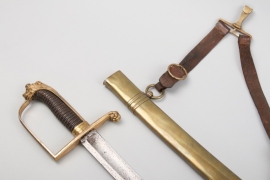 Prussia -  lion head saber for kavalry officers