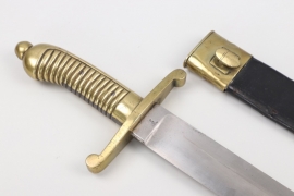 Saxony - "28.A.E." artillery fascine knife M 1849 - number matching