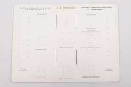 C.E. Juncker Berlin Iron Cross sample board