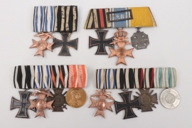 Bavaria - four WWI medal bars
