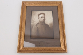 von Gronau, Hans - Pour le Mérite with Oak Leaves winner signed portrait photo