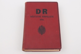 "DR Deutsche Rangliste 1914" book