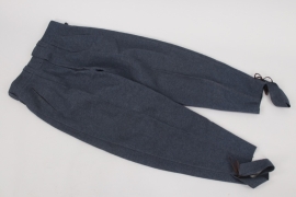 Unknown blue straight trousers