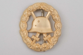 WW1 Wound Badge in gold - cut-out
