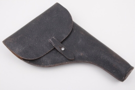 Leather holster for flare pistols