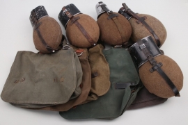 Wehrmacht  4x bread bags + 5x canteen with cup