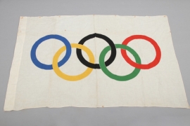 XI. Olympic Games 1936 Berlin color flag - marked