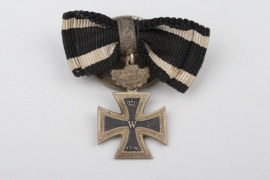 Iron Cross 2nd Class 1870 with Oak Leaves and Jubilee Number "25"