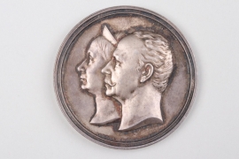 Saxe-Weimar - Jubilee Medal to the golden Wedding Anniversary - table medal