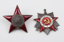 Soviet Union - 2 x enamel badges