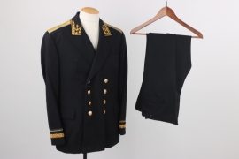 Russia - Tunic & trousers for an Brigadier general of the Soviet Naval Aviation