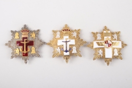 Spain - Two Crosses of Naval Merit & Cross of Aeronautical Merit