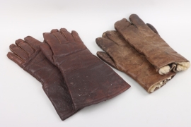 2 x Luftwaffe flight gloves