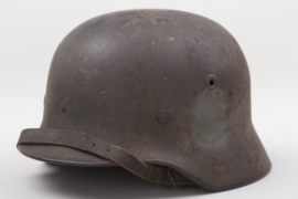 Heer M40 ex single decal helmet - Q64