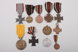 German Empire lot of 11 medals & decorations