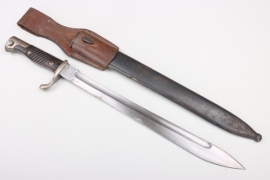 Bayonet 98/05 with leather frog - Zwillingswerk
