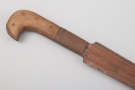 Sword blade about 16th century, handle supplemented - "Passauer Wolf"