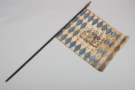 Bavaria flag with pole
