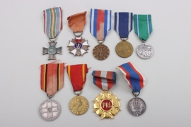 Poland - lot of medals & decorations