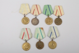Russia - lot of medals & decorations